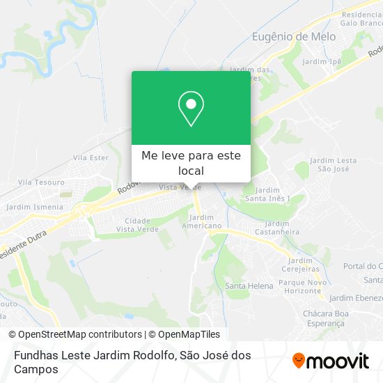 Fundhas Leste Jardim Rodolfo mapa