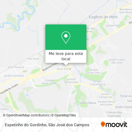 Espetinho do Gordinho mapa