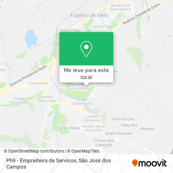 Ph9 - Empreiteira de Servicos mapa