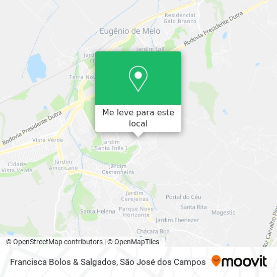 Francisca Bolos & Salgados mapa