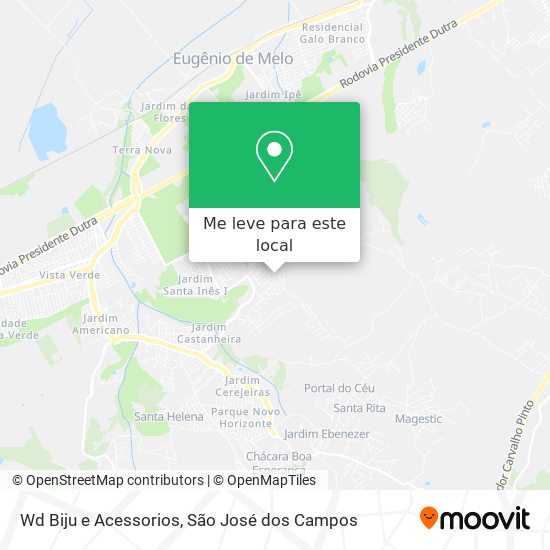 Wd Biju e Acessorios mapa