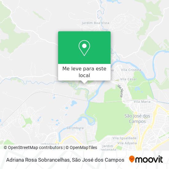 Adriana Rosa Sobrancelhas mapa