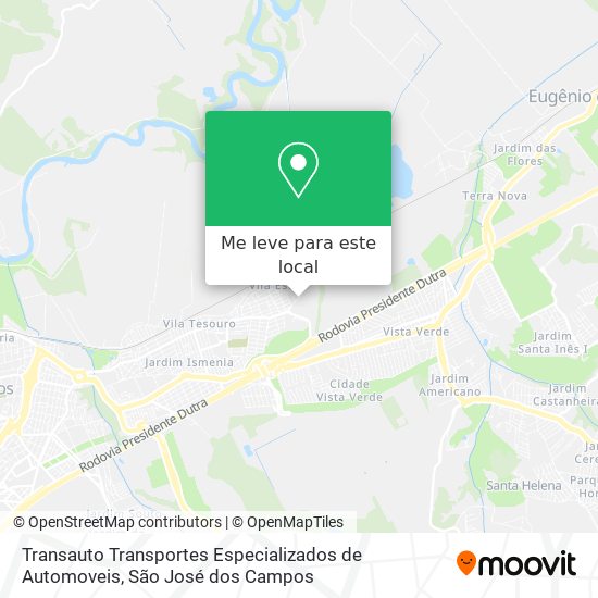 Transauto Transportes Especializados de Automoveis mapa