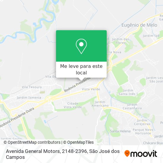 Avenida General Motors, 2148-2396 mapa