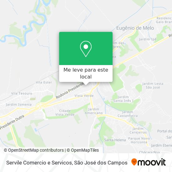 Servile Comercio e Servicos mapa