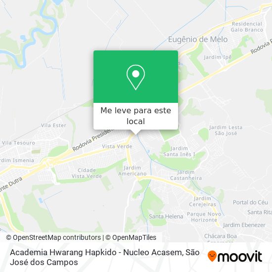 Academia Hwarang Hapkido - Nucleo Acasem mapa