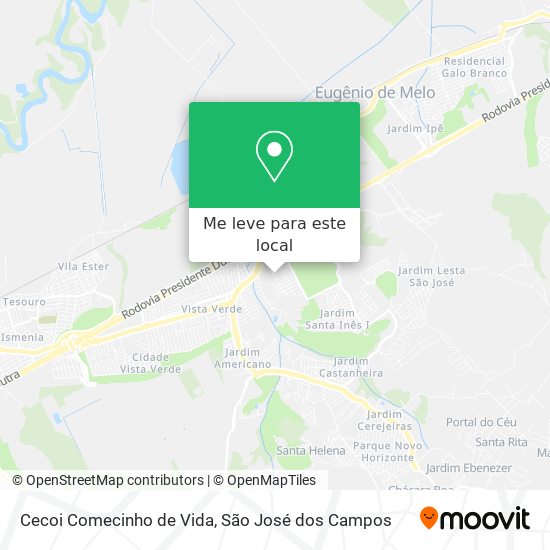 Cecoi Comecinho de Vida mapa