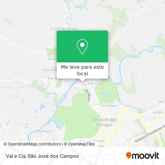 Val e Cia mapa