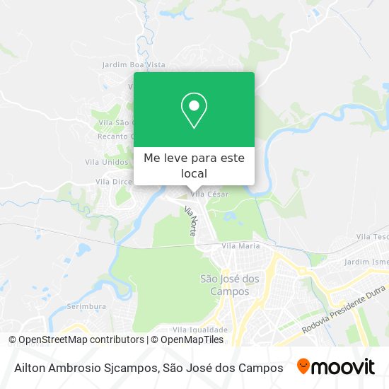 Ailton Ambrosio Sjcampos mapa