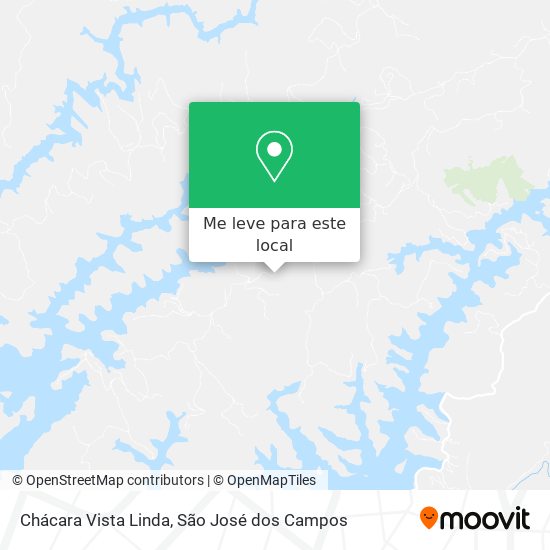 Chácara Vista Linda mapa
