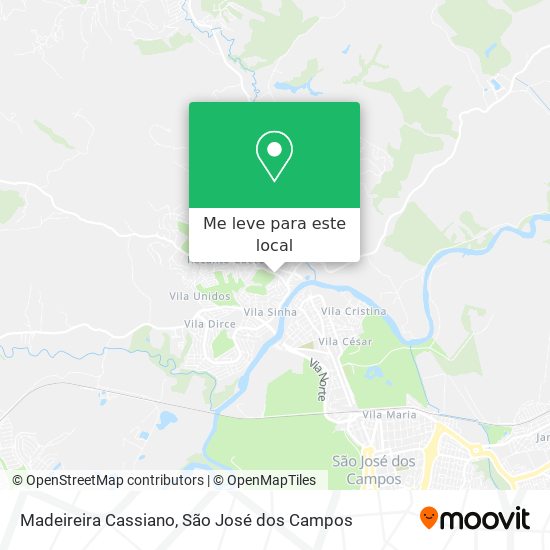 Madeireira Cassiano mapa