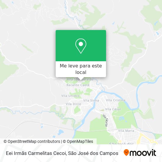 Eei Irmãs Carmelitas Cecoi mapa