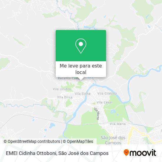 EMEI Cidinha Ottoboni mapa
