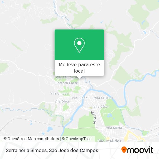 Serralheria Simoes mapa