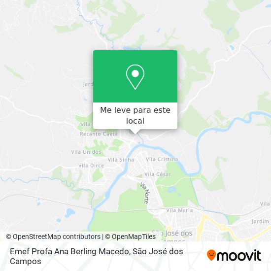 Emef Profa Ana Berling Macedo mapa