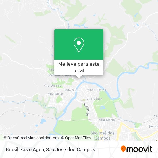 Brasil Gas e Agua mapa