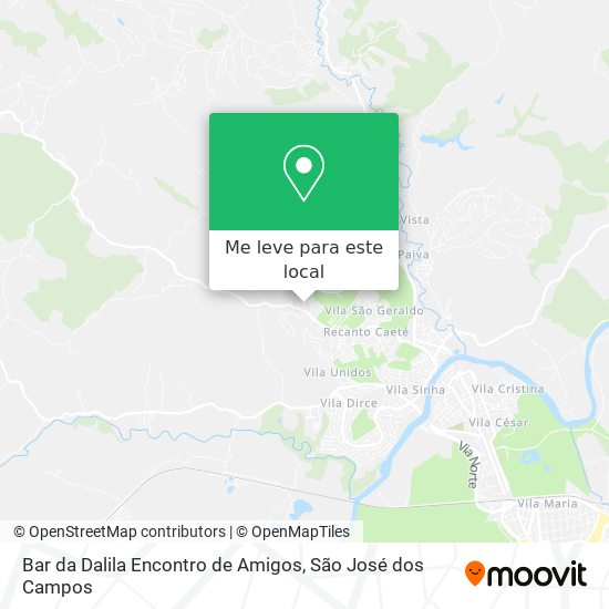 Bar da Dalila Encontro de Amigos mapa