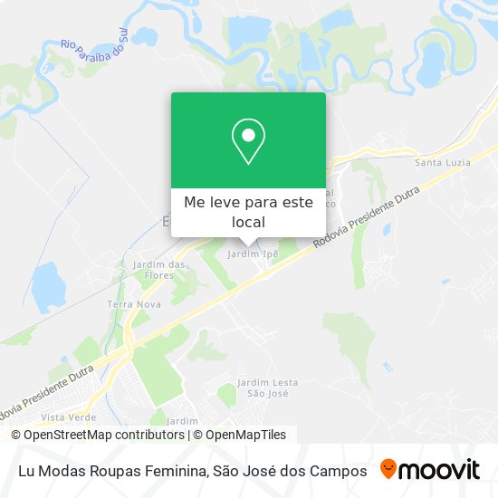 Lu Modas Roupas Feminina mapa