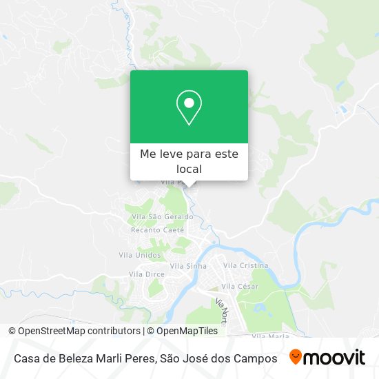 Casa de Beleza Marli Peres mapa