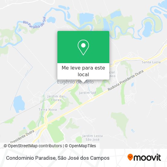 Condominio Paradise mapa
