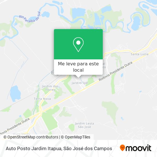 Auto Posto Jardim Itapua mapa