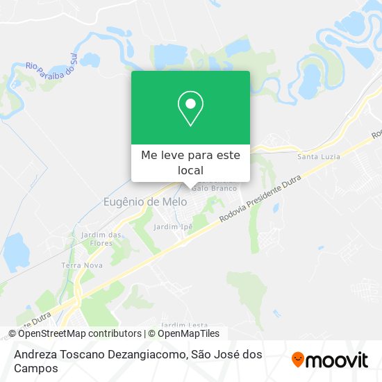 Andreza Toscano Dezangiacomo mapa