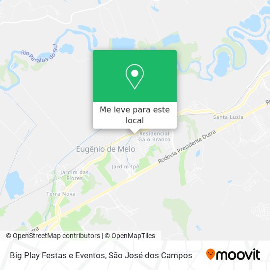 Big Play Festas e Eventos mapa