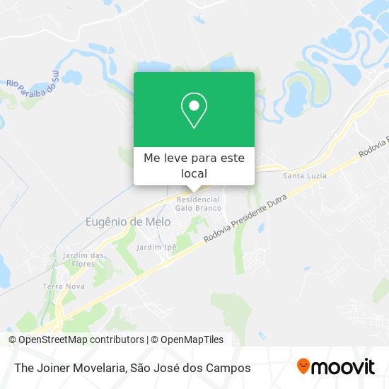 The Joiner Movelaria mapa