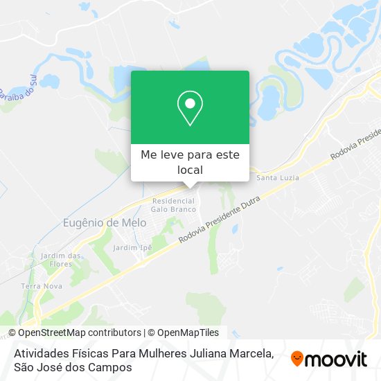 Atividades Físicas Para Mulheres Juliana Marcela mapa