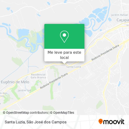 Santa Luzia mapa