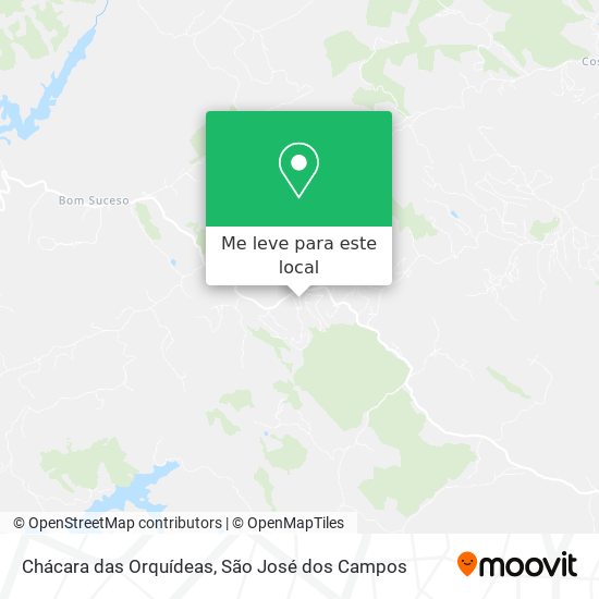 Chácara das Orquídeas mapa