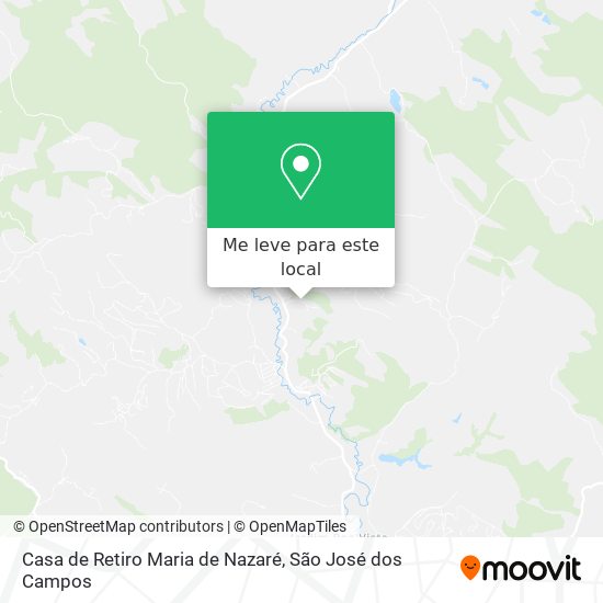 Casa de Retiro Maria de Nazaré mapa