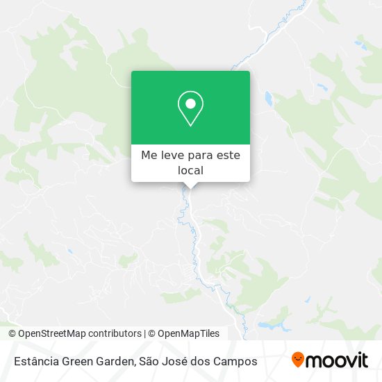 Estância Green Garden mapa