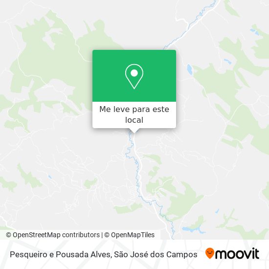 Pesqueiro e Pousada Alves mapa