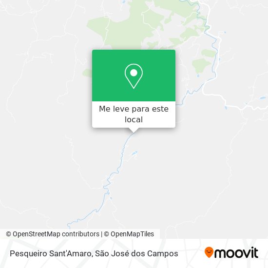 Pesqueiro Sant'Amaro mapa