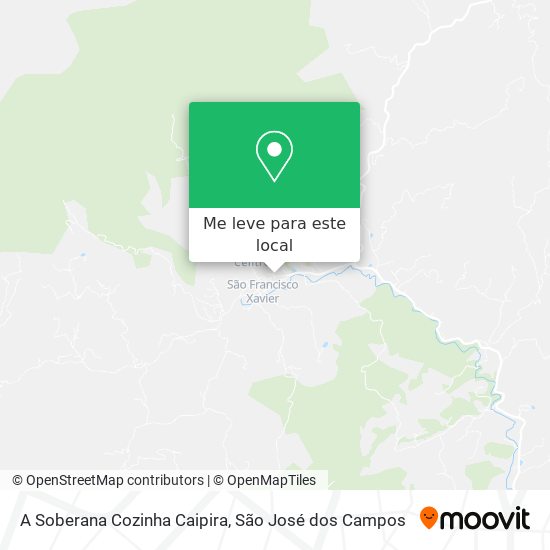 A Soberana Cozinha Caipira mapa