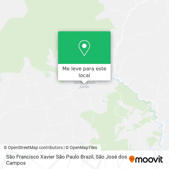 São Francisco Xavier São Paulo Brazil mapa