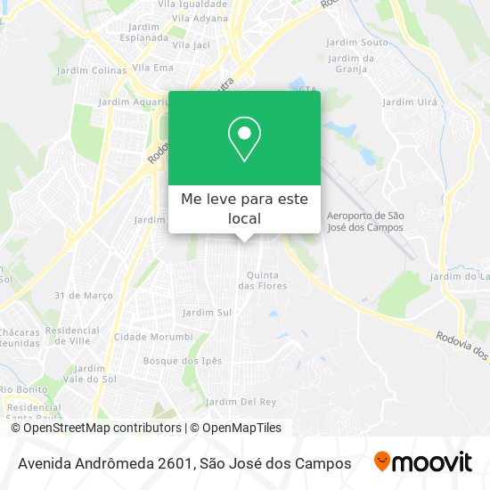Avenida Andrômeda 2601 mapa