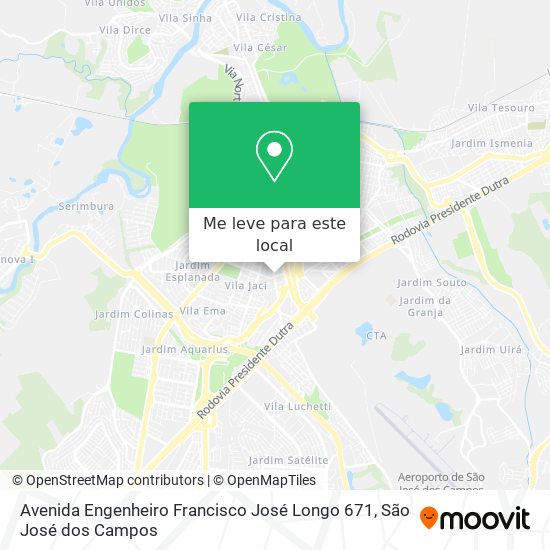 Avenida Engenheiro Francisco José Longo 671 mapa