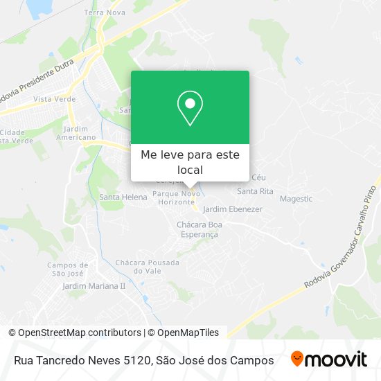 Rua Tancredo Neves 5120 mapa