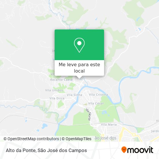Alto da Ponte mapa