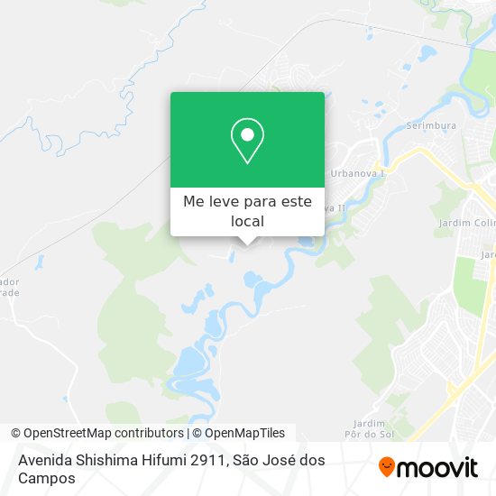 Avenida Shishima Hifumi 2911 mapa