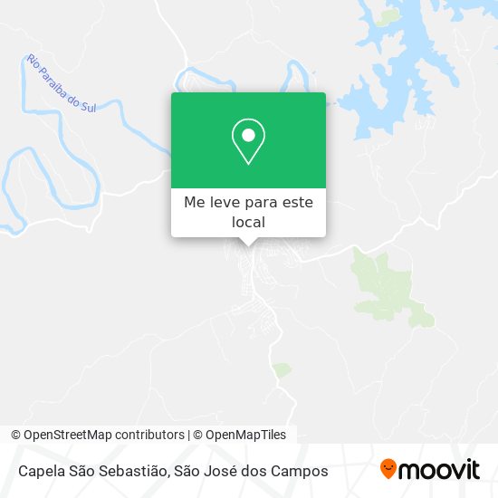 Capela São Sebastião mapa