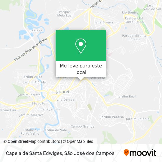 Capela de Santa Edwiges mapa