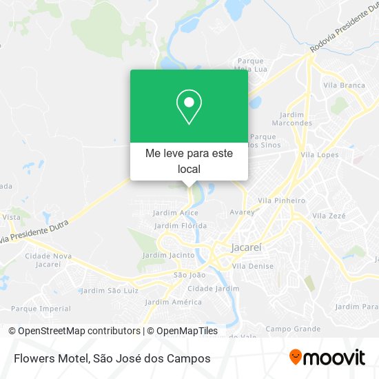 Flowers Motel mapa