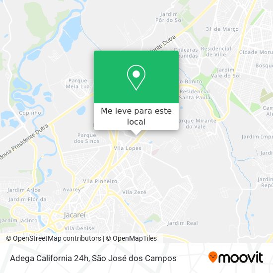 Adega California 24h mapa