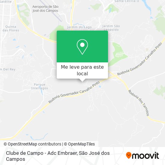 Clube de Campo - Adc Embraer mapa