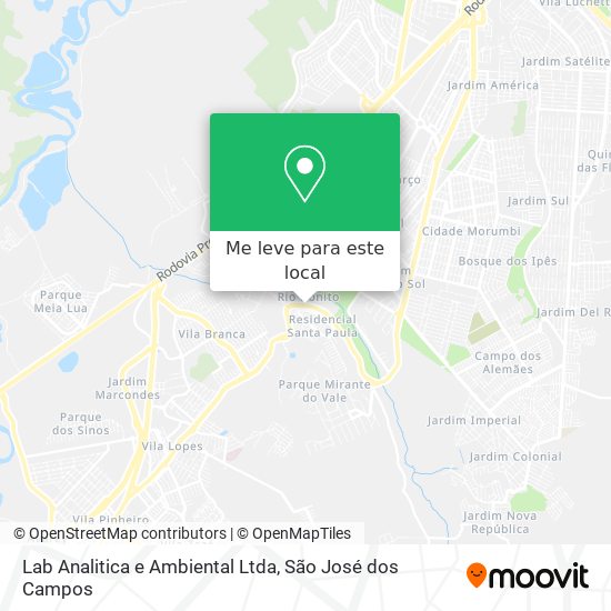 Lab Analitica e Ambiental Ltda mapa