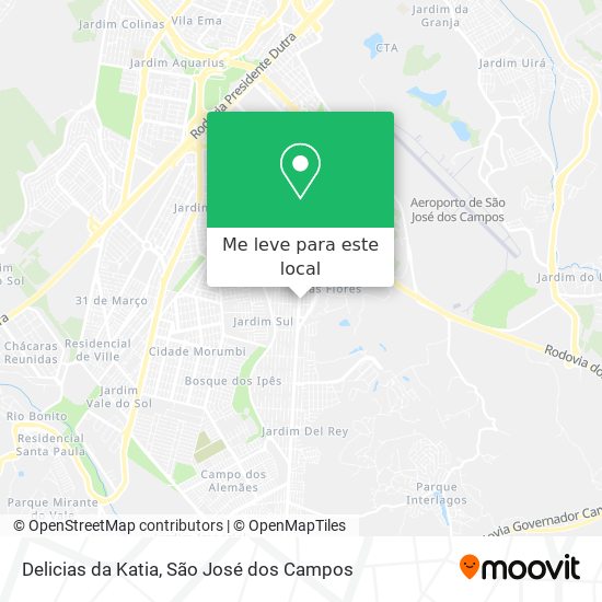 Delicias da Katia mapa