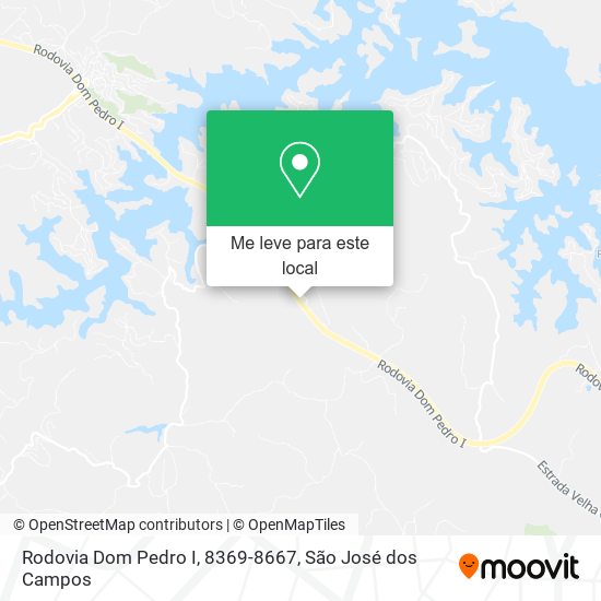 Rodovia Dom Pedro I, 8369-8667 mapa